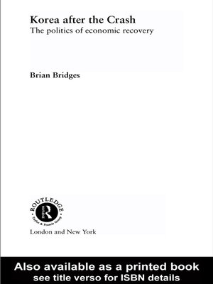 cover image of Korea after the Crash